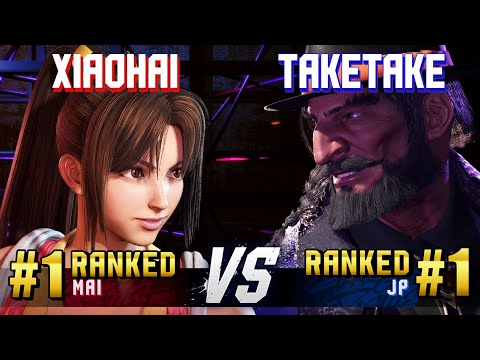 SF6 ▰ XIAOHAI (#1 Ranked Mai) vs TAKETAKE-PIANO (#1 Ranked JP) ▰ High Level Gameplay