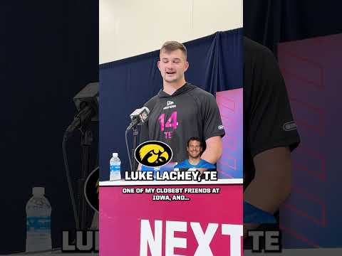 Iowa prospects talked about playing with Sam LaPorta and Jack Campbell 🎙️ | Detroit #Lions #shorts