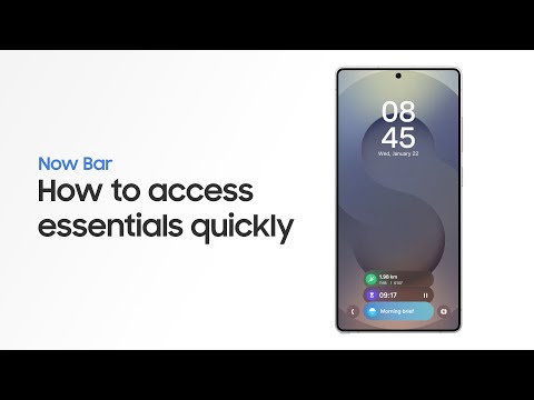 How to use Now Bar | Galaxy S25 Series | Samsung