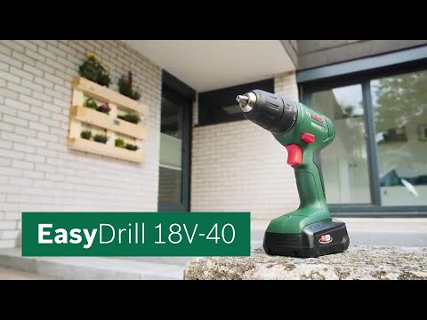 EasyDrill 18V-40: un utensile ergonomico, per forare ed avvitare con versatilità