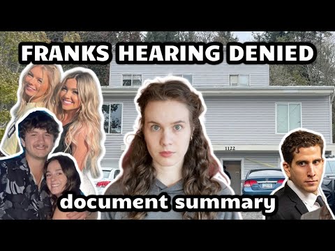 IDAHO 4 | Brian Kohberger Franks Hearing DENIED | Document SUMMARY