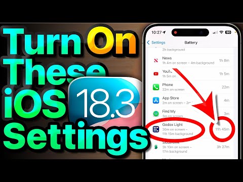 iOS 18.3 Settings To Turn ON Now! (& Our #1 iPhone Battery Fix!)