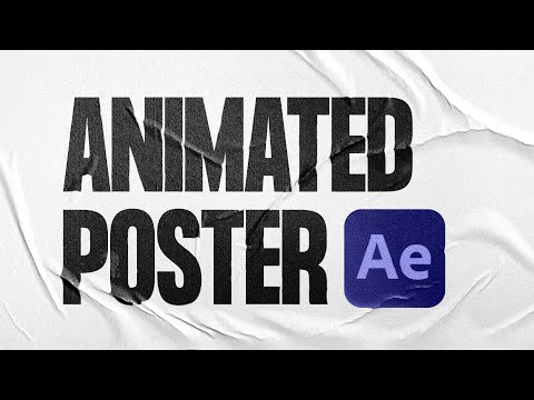 Textured Animated Poster in After Effects | Tutorial & Workflow