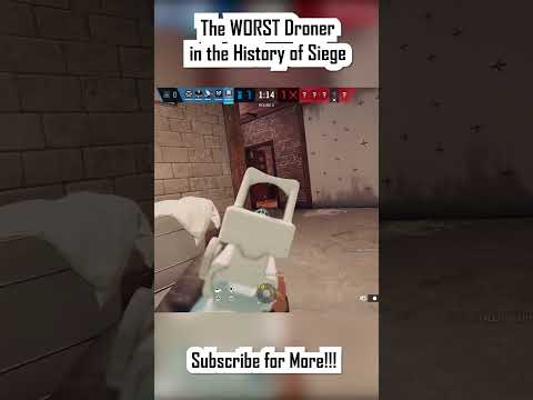 The WORST Droner in Siege History #rainbowsixsiege #r6s #gaming #rainbowsixsiegefunnymoments