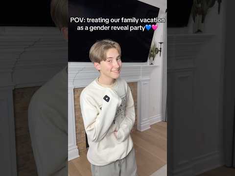 our 5th sibling finally made their tik tok debut!! 😲 #fyp #funny #family #genderrevealparty