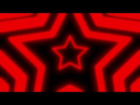 Black and Red Y2k Neon LED Lights Star Background || 1 Hour Looped HD