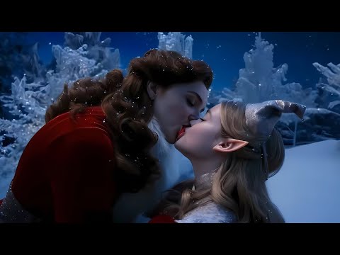 LADY SANTA 40. AND HER SWEET ELF | LESBIAN VIDEO.