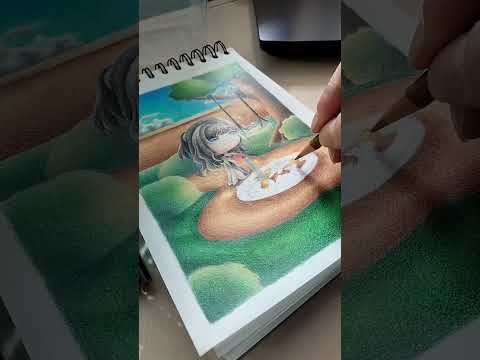 Calming art session - garden portrait