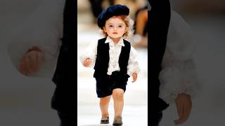 Cute little baby walk #cute #cutebaby #shorts #aifashionshow #kwaii #ytshorts