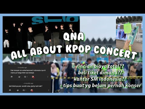 QnA All About Kpop Concert | Jawab semua pertanyaan seputar konser🌱