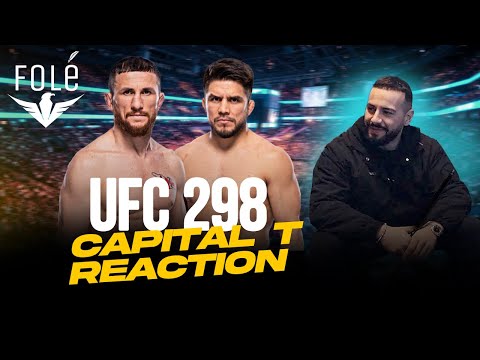 Capital T reacts to a WILD UFC Fight - Merab Dvalishvili Vs Henry Cejudo #ufc298