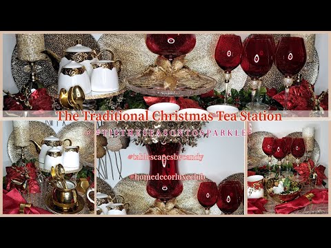 The Traditional Christmas Tablescape | 2023 Christmas Home Décor Ideas | Home Décor Luxe Club