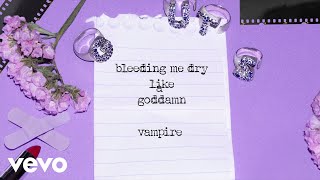 Olivia Rodrigo - vampire (Official Lyric Video)