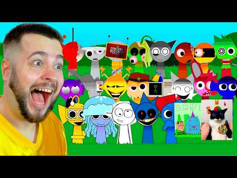 ВСЕ ПЕРСОНАЖИ Incredibox Sprunki ВМЕСТЕ! 😲 НОВЫЙ МОД СПРУНКИ