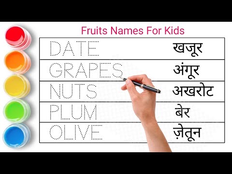 फलों के नाम || Fruits name in english and hindi || Fruits Name || Kids Video || Learning Video ||