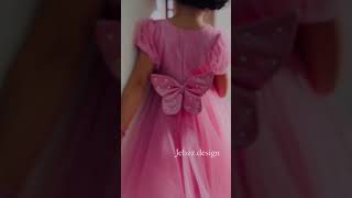 Kids frock with butterfly bow #fashionstyle  #butterflymagic