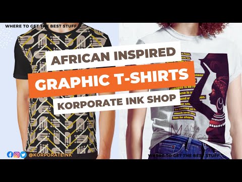 Premium African Inspired Graphic T-SHIRT #reaction #shopnow #korporateink