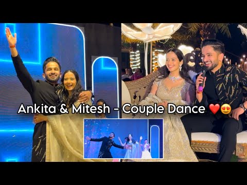 Ankita & Mitesh Couple Dance 💃😍 Full nacho | Sangeet Vlog 3 | Aditya Satpute vlogs