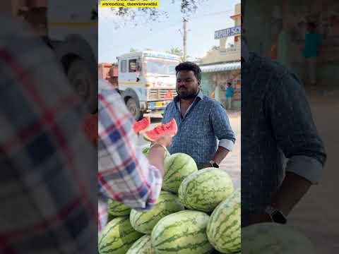 water melon sales 😂 summer comedy 😂 Goutham | #trendingtheeviravadhi #viral #summer