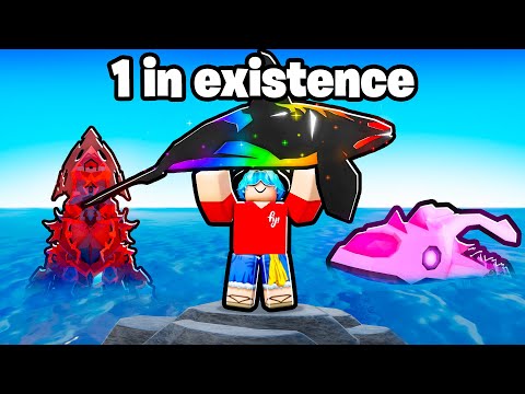 I Caught ALL 0.0001% RAREST FISH in 24 Hours (Roblox Fisch)