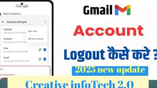 apne phone se gmail id kaise logout kare #creativeinfotech2 #youtubetips