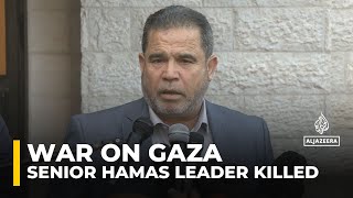 Senior Hamas official killed in an Israeli air strike in Khan Younis