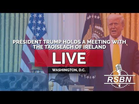 LIVE REPLAY: President Trump Holds a Meeting with the Taoiseach of Ireland - 3/12/25