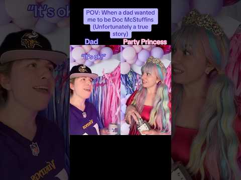 A dad wanted me to be Doc McStuffins (doc mcstuffins theme song remix) #pov #docmcstuffins #shorts