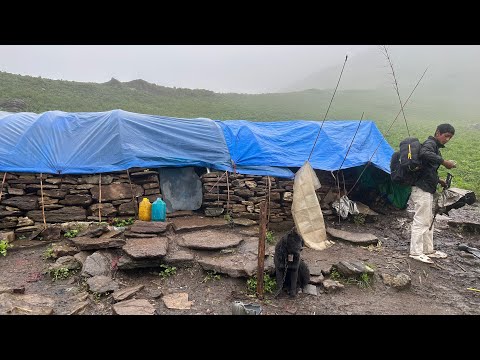 Most Beautiful And Very Relaxation Nepali Mountain Village Life Nepal | Daily Life of Rainy Day