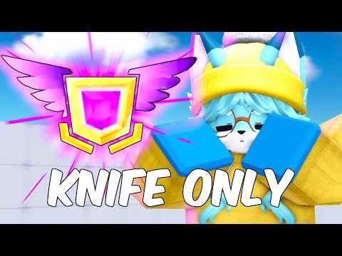 🔴 Road to NEMESIS with ONLY KNIFE | Roblox Rivals Ranked