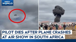 South Africa Plane Crash Viral Video | Pilot Dies After Plane Crashes At Air Show In South Africa