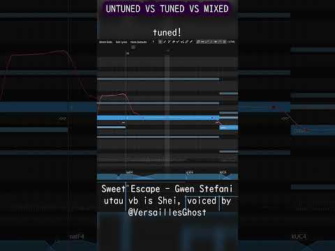 UNTUNED VS TUNED VS MIXED! #utauloid #vocaloid #utau #cover #utaucover #utauloid #utaucover