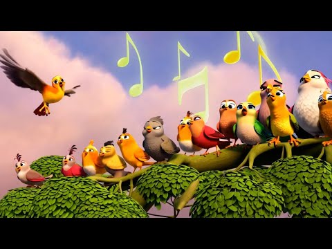 Cho Cho Cho! The Song of Flying Birds | Kids Poem with Music and Fun Animation! #nurseryrhymes #kids