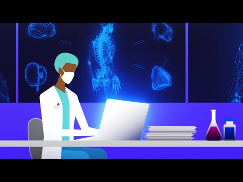 Hi-Tech Science Medical Laboratory Explainer Background video | Footage | Screensaver