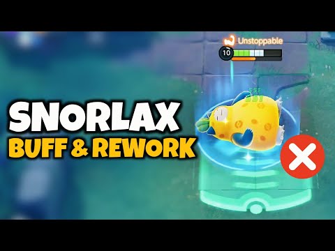 Snorlax get a Rework & Buff on PTS update - Pokémon Unite