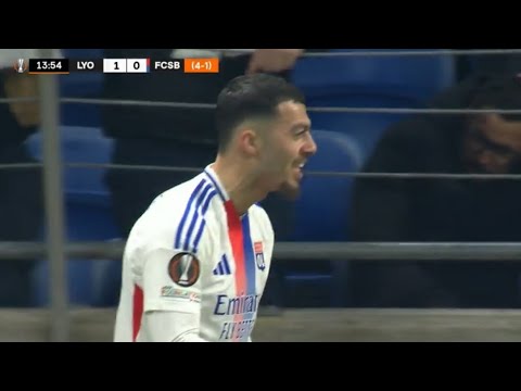 Georges Mikautadze Goal | Lyon vs FCSB 4-0 | Highlights | UEFA Europa League 2024/25