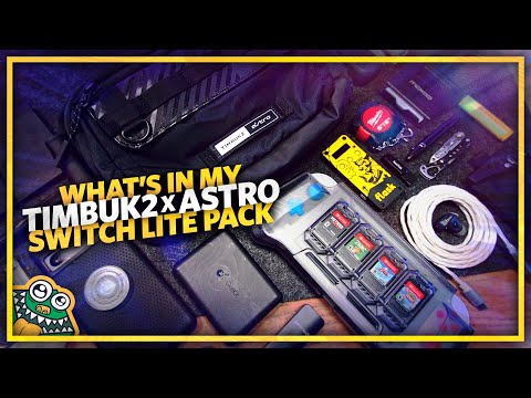 What's in my Bag - Timbuk2 x Astro CS03 Switch Lite Pack + Nintendo Switch Temu Deal! - PACKED