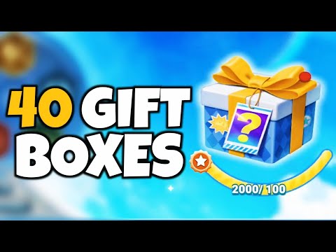 I Opened 40 Gift Boxes from First to 500 Challenge event - Pokémon Unite