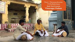 Basic Thavil Lessons - Vinayagar Padam - Thavil - Thirurameshwaram T B Radhakrishnan