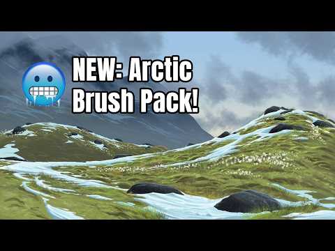 🥶 NEW Arctic Brush Pack! (Name Your Own Price) #drawing