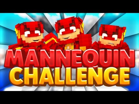 THE MANNEQUIN CHALLENGE! (MINECRAFT SKYWARS SHORTS #59)