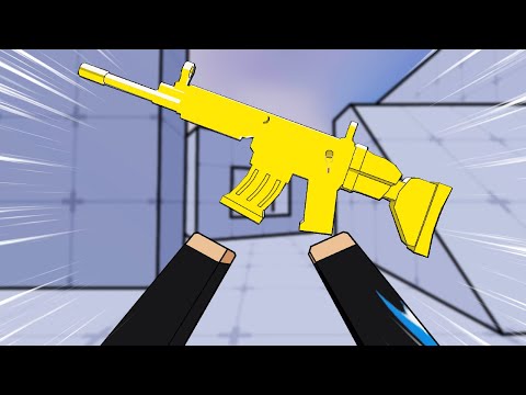 So I unlocked the GOLDEN AR in Roblox Rivals...