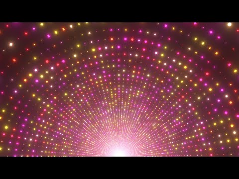 Spinning Pink Bright Neon Glowing Flashing Lights 3D Rotating Tunnel 4K Background VJ Video Effect