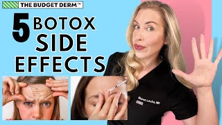 5 Botox Side Effects You NEED To KNOW | Anti-aging Tips by The Budget Derm