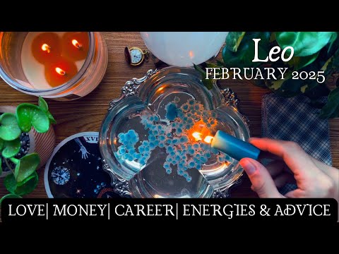 LEO ♌︎ “shaman” FEBRUARY 2025 LOVE MONEY CAREER & ENERGIES AROUND YOU tarot candle wax reading