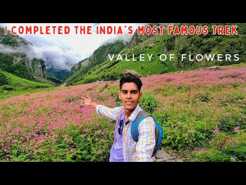 Valley of Flowers Uttarakhand Trek ⛰️ - Best Time to Visit and Complete Guide !!  ☘️🌼☘️