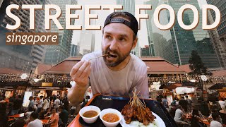 CHEAPEST STREET FOOD IN THE WORLD'S MOST EXPENSIVE COUNTRY (Singapore hawker center food tour)