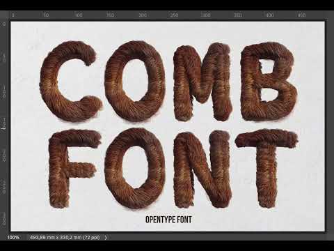 Comb Font