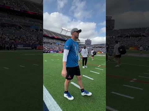 16 getting loose for the #probowlgames 👏 | Detroit Lions #shorts