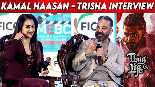 Thuglife Interview Kamal Haasan Trisha Krishnan about Mani Ratnam Thug life Interview | Simbu STR